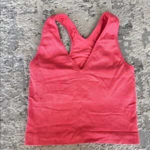 Women's Pink Sleeveless Top